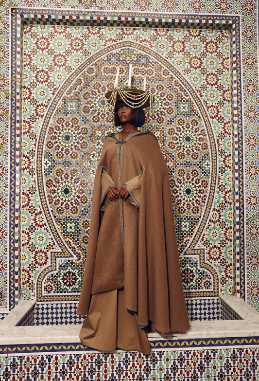 Wool Selham & Cotton Gandoura Set