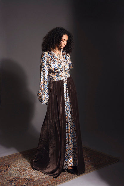 Ikat Caftan Set